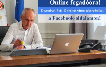 Online fogadóórát tart hétfőn Szita Károly