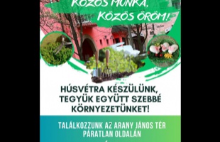 Az Arany János tér lakói is húsvétra készülődnek
