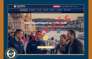 A Készenléti Rendőrség Nemzeti Nyomozó Iroda nevében kreáltak egy fals weboldalt csalók