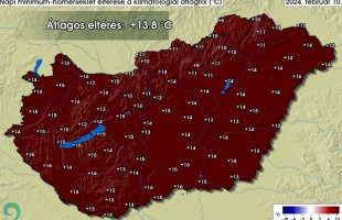 Olykor 10 Celsius-fokkal is melegebb eddig a február a megszokottnál