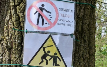 Alapos verés a szemetelőknek, avagy lecsap a töröcskei bunkósbot