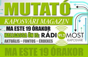 Csütörtök este 7 órakor Mutató a Rádió Most-on!