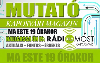 Csütörtök este 7 órakor Mutató a Rádió Most-on!