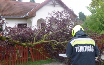 Somogy északi részét is megtépázta a hétfő esti vihar