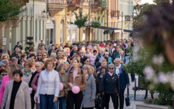 Idén is sétával hívták fel a figyelmet a mellrákra