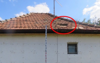 Leleményes betörő - a tetőn keresztül jutott be a házba a tolvaj