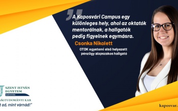 Arcot ölt a tehetség – praktikus választásnak indult, élete legjobb döntése lett a Kaposvári Campus
