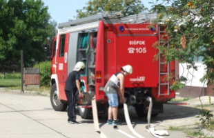 Ifjú tűzoltókat képeztek Siófokon