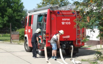 Ifjú tűzoltókat képeztek Siófokon