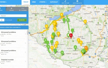 Megújult a Magyar Közút Útinform szolgálatának weboldala