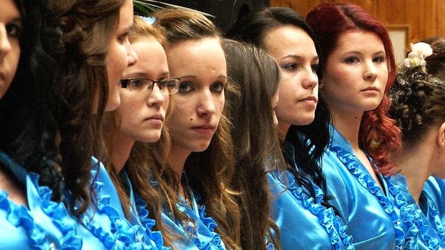 Szalagavató a Szigeti-Gyula szakképző iskolában