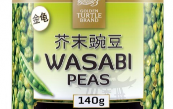 Wasabi zöldborsót hívtak vissza a forgalomból