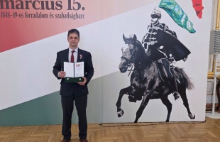 Honvédelmi miniszteri elismerést kapott Horváth Jenő