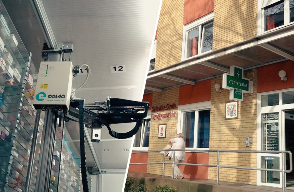 10 éve segíti robot a Szigethy-Gyula Gyógyszertár gyógyszerészeit