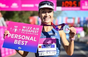 Vindics-Tóth Lili egyéni csúccsal bajnok minden idők legnagyobb magyar félmaratonján