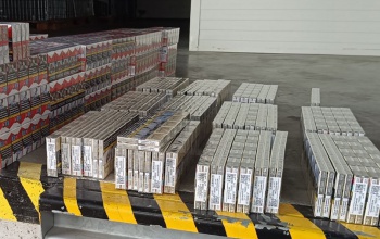 Közel 9000 doboz magyar zárjegy nélküli cigarettát találtak egy bolgár furgonban
