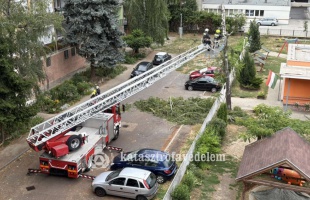 Szerdán is adott még feladatot a vihar a somogyi tűzoltóknak