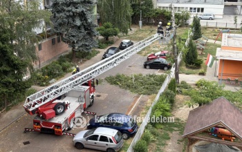 Szerdán is adott még feladatot a vihar a somogyi tűzoltóknak