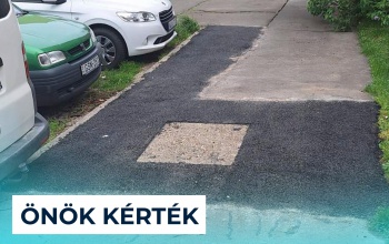 Villámgyors járdakorrekció