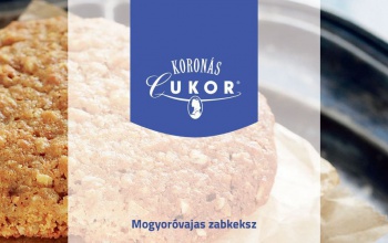 Süssön mogyoróvajas zabkekszet a Koronás Cukorral!