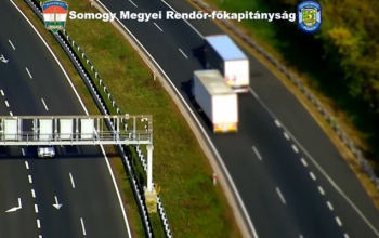 Drónnal figyelték a somogyi rendőrök a szabályszegőket - 20 esetben intézkedtek