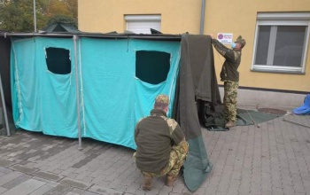 Sátorral segítettek a kaposvári katonák