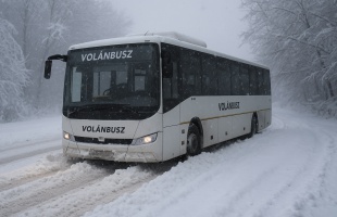 A havazás miatt számos dunántúli település nem érhető el autóbusszal