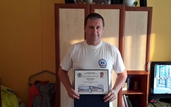 Kitüntetést kapott a kaposvári mentős