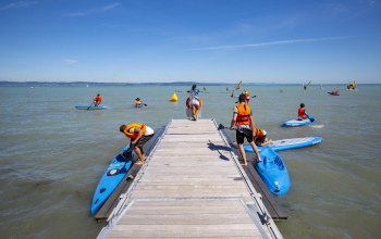 Hét vízitúra megállóhely újult meg a Balatonon