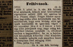 165 éve halt meg városunk első nyomdásza