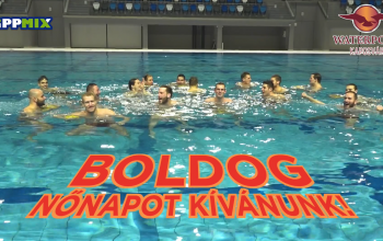 A kaposvári vízilabdások is gondoltak a hölgyekre