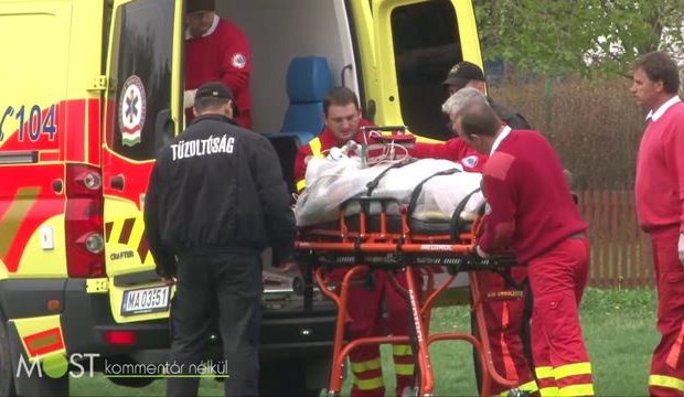 Mentőhelikopter hozta a súlyos sérültet