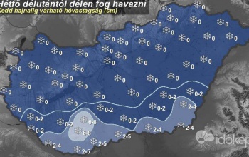 Mediterrán ciklon hoz havat délre