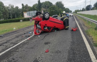 Három autó rohant egymásba Balatonszéplaknál