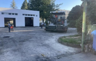 Már a végéhez közelít a Kaposvári Mentőállomás udvarának felújítása