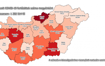 Koronavírus: 3500 felett az új fertőzöttek száma, meghalt 195 beteg