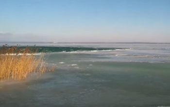 Megindult a jégzajlás a Balatonon