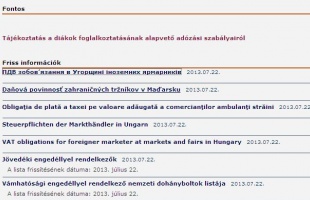 NAV-honlapot böngészne? Tanuljon oroszul, németül!