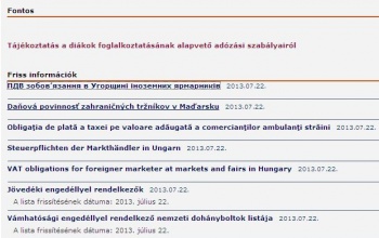 NAV-honlapot böngészne? Tanuljon oroszul, németül!