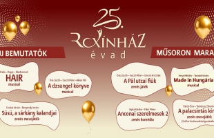 Huszonötödik, jubileumi évadjára készül a Roxínház