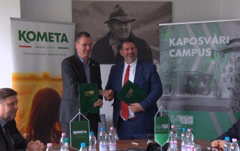 Együttműködési megállapodást írt alá a KOMETA 99 Zrt. és a MATE