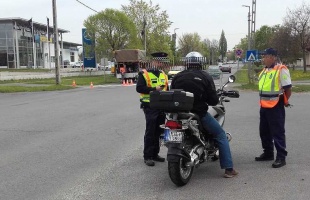 Ellenőrzés Kaposváron, csak figyelmeztetni kellett