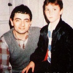 Rowan Atkinson és Christian Bale