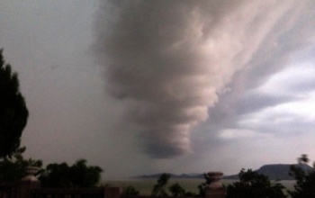 Tornádó a Balatonon?