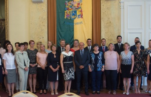 Elismeréseket adtak át a megyeházán
