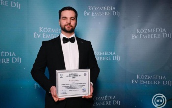 Kapu Tibor átvette a Közmédia Év Embere Díját