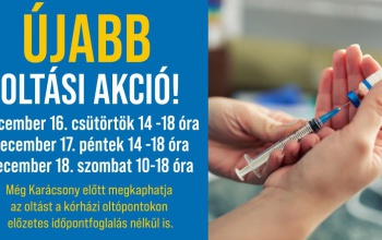 Az omikron variáns hazai megjelenése miatt ismét oltási akciót szerveznek