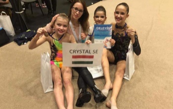 Ritmikus gimnasztika és látványtánc sikerek a Crystal SC-nél