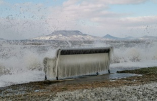 Már jegesedik a Balaton