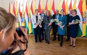 Kaposvár állami kitüntetettjeit köszöntötték